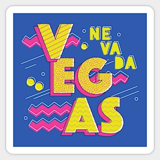 Retro 90s Las Vegas, Nevada Sticker